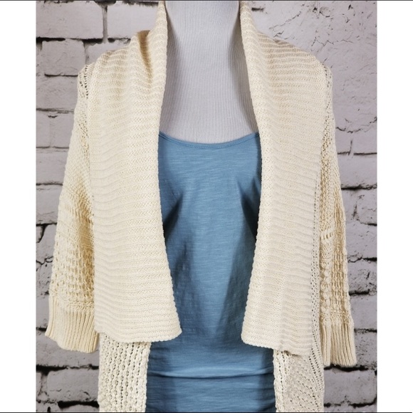 MICHAEL KORS Linen Blend Cardigan Small - Picture 3 of 9